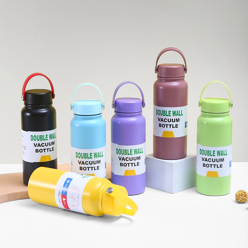 Double-Wall Vacuum Thermos Flask | Multi-Capacity Leakproof Bottle | Hot & Cold Lock