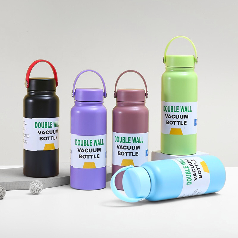 Double-Wall Vacuum Thermos Flask | Multi-Capacity Leakproof Bottle | Hot & Cold Lock
