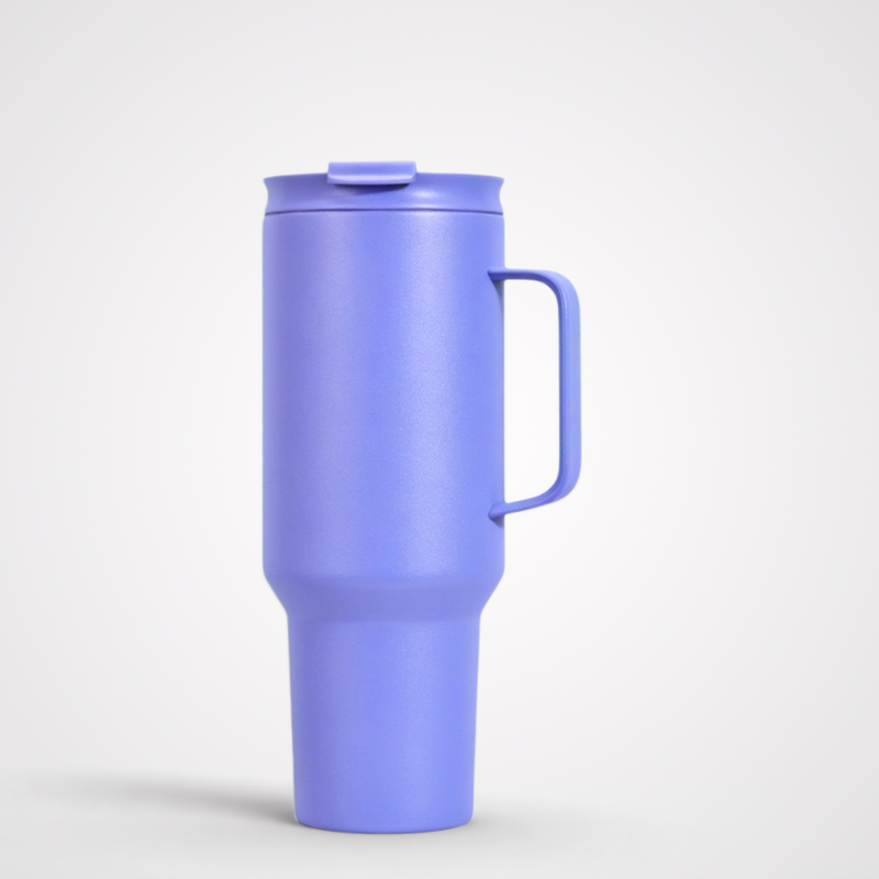 Universal Vacuum Travel Mug | 40oz Double-Wall Handle | Corporate Promo Bulk