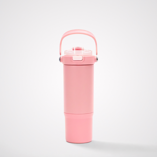 Tactical Bounce-Lid Sports Flask | 30oz Double-Wall Powder-Coated | Outdoor Gym Bulk