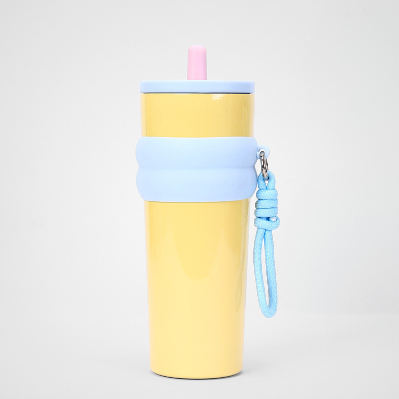 Ergonomic Gym Travel Mug | 710ml Double-Wall | Heavy-Duty Tumbler Bulk