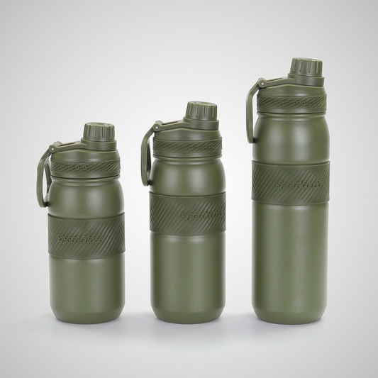 Tri-Size Standard Sports Bottle | 14oz-22oz Double-Wall | Retail & Fitness Wholesale