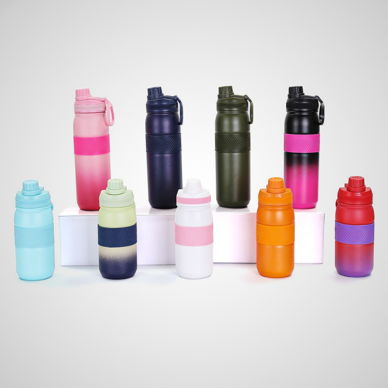 Tri-Size Standard Sports Bottle | 14oz-22oz Double-Wall | Retail & Fitness Wholesale