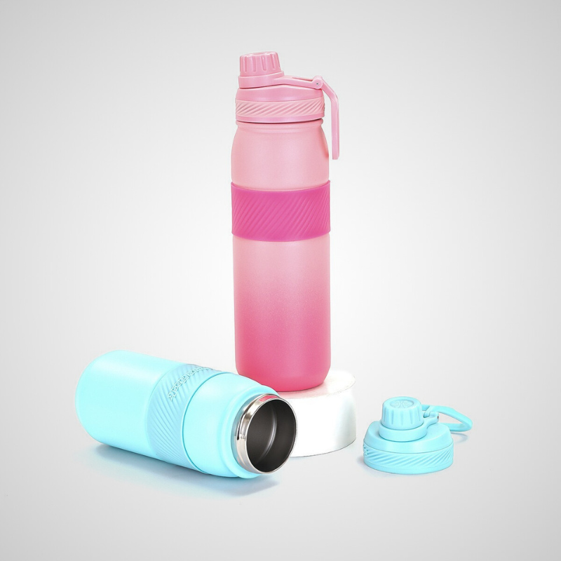 Tri-Size Standard Sports Bottle | 14oz-22oz Double-Wall | Retail & Fitness Wholesale