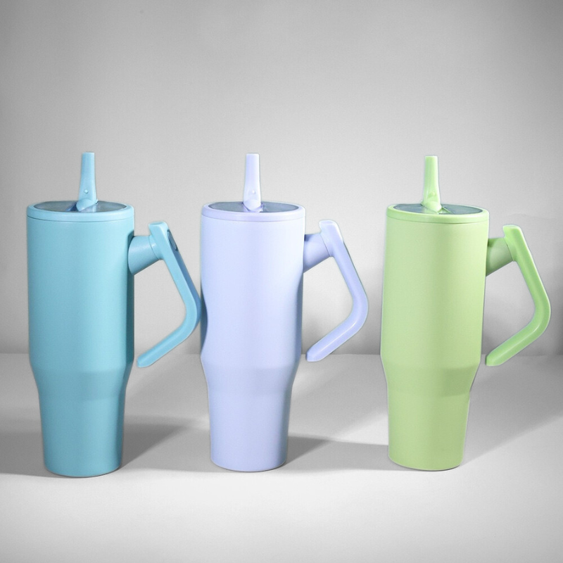 40oz Car Cup with Swivel Grip Handle | Vacuum Insulated | Travel Wholesale