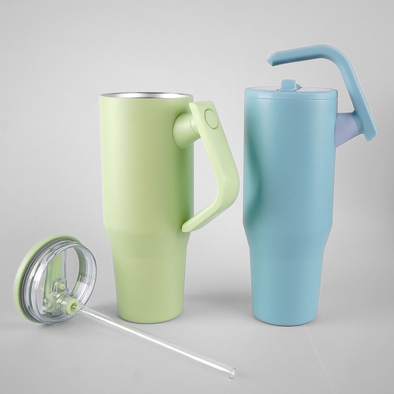 40oz Car Cup with Swivel Grip Handle | Vacuum Insulated | Travel Wholesale