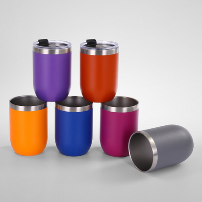 Classic 12oz Wine & Champagne Tumbler | Double-Wall Vacuum | Brewery Wholesale