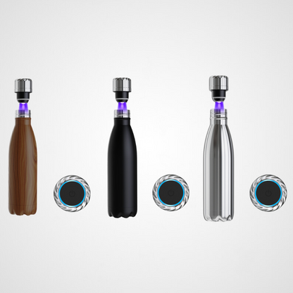 Self-Sterilising Smart Vacuum Bottle | UV-C Sterilizer Lid | Premium Health Tech
