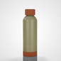 Eco-Luxe Bamboo Accent Flask | 500ml Double-Wall | Organic Brand Promo Bulk