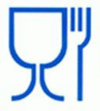 Glass and fork food-contact symbol shown on the LFGB report